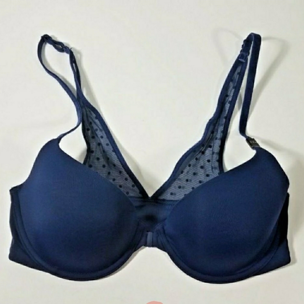 Victoria's Secret 32D Solid Blue Front Closure